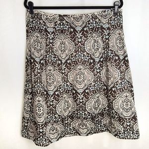 Ann Taylor Medallion Print Skirt